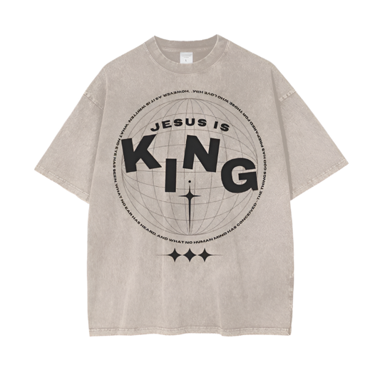 Jesus is King (Acid Wash) Tee